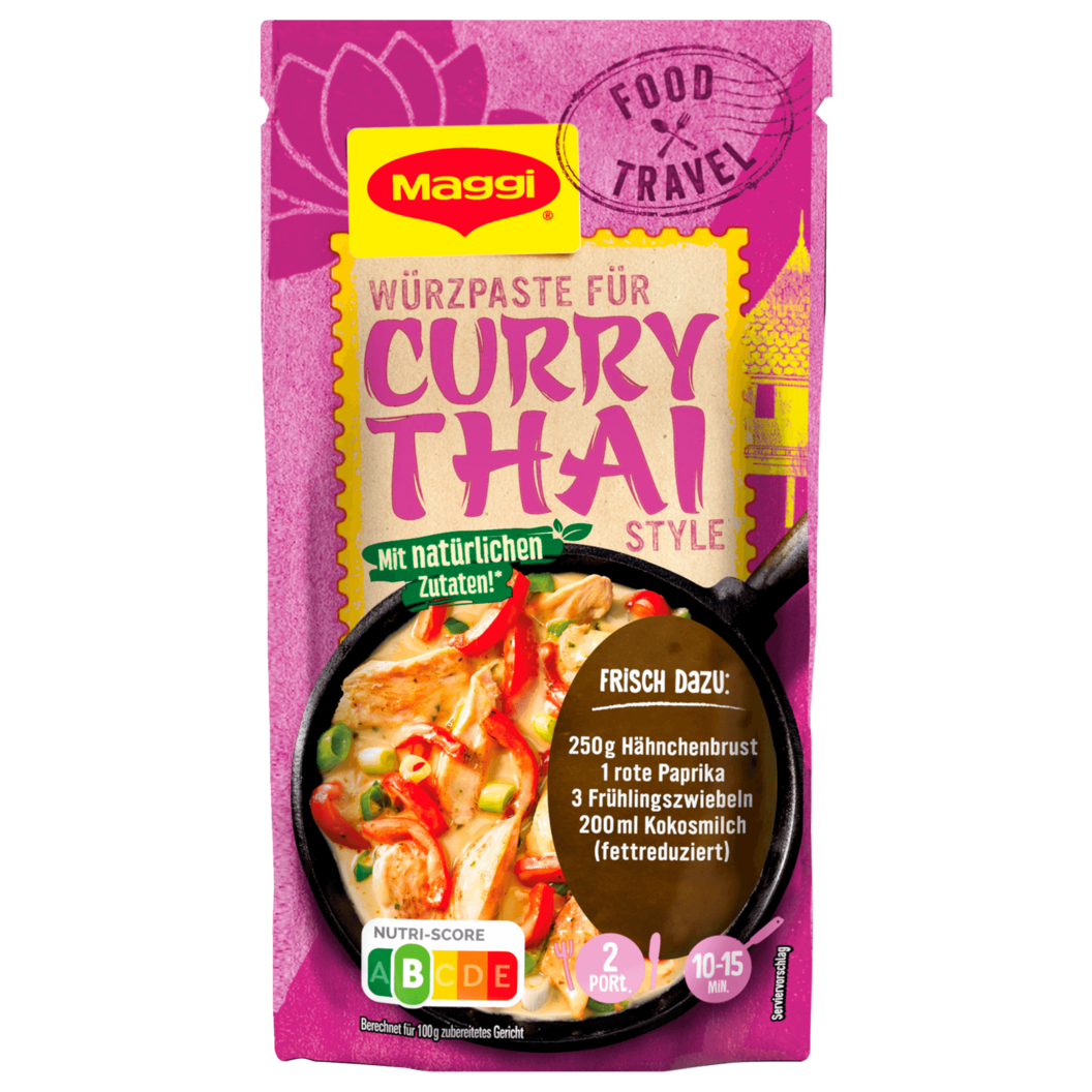 Maggi Food Travel Würzpaste für Curry Thai Style für 0,44€ in REWE