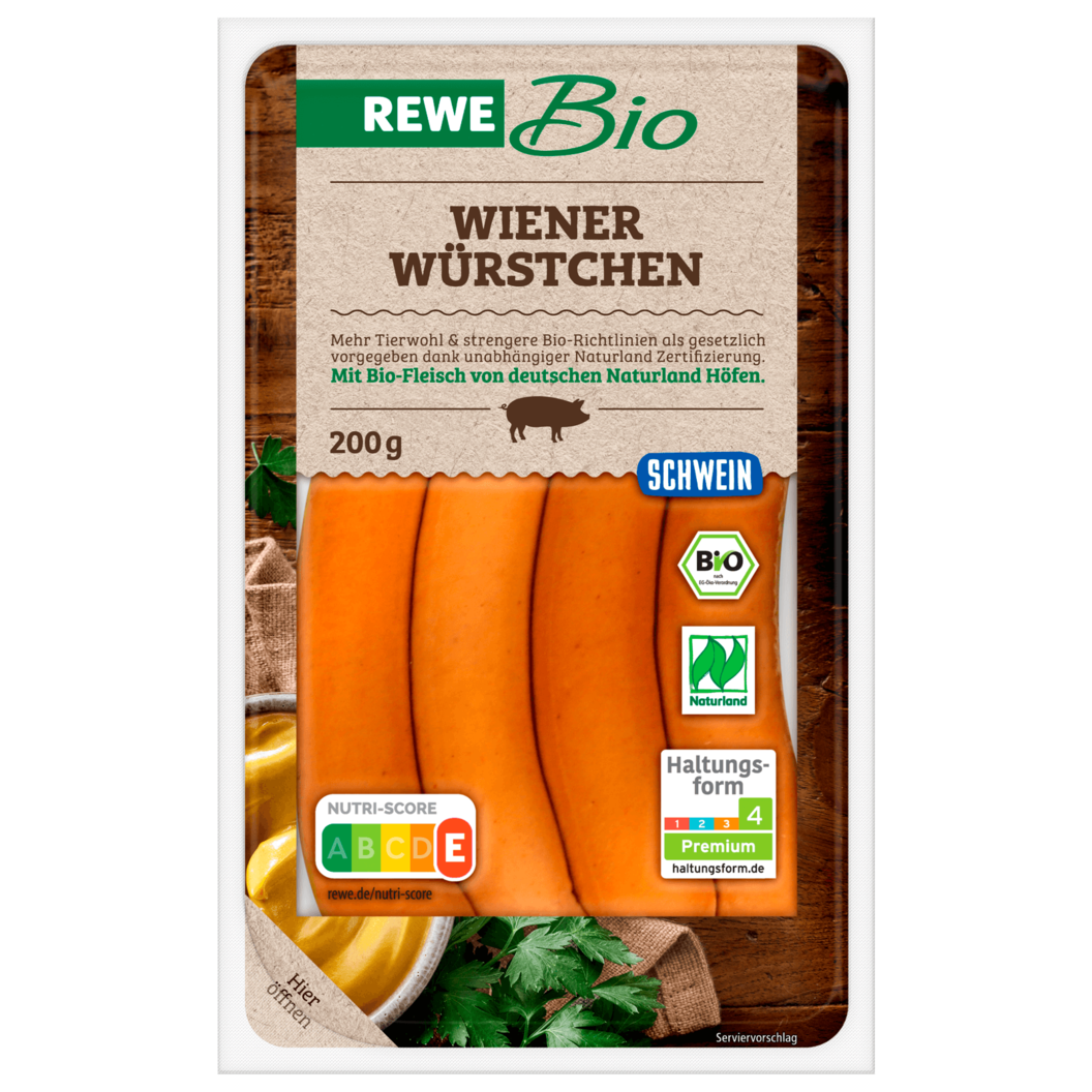REWE Bio Wiener Würstchen für 2,59€ in REWE
