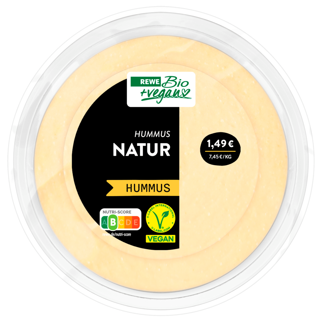 REWE Bio + vegan Hummus Natur für 1,19€ in REWE