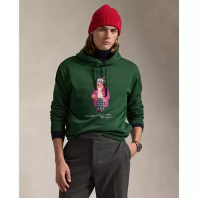 Fleece-Kapuzenpullover mit Polo Bear für 219€ in Ralph Lauren