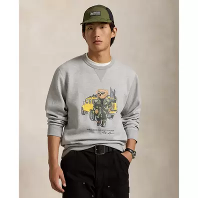 Doppellagiges Sweatshirt mit Polo Bear für 219€ in Ralph Lauren