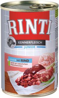 RINTI Hunde-Nassfutter Kennerfleisch Junior + Rind für 1,69€ in Raiffeisen Markt