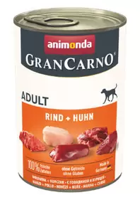 Animonda Hunde-Nassfutter GranCarno Adult Rind + Huhn für 1,69€ in Raiffeisen Markt