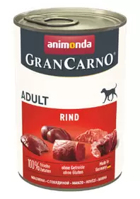 Animonda Hunde-Nassfutter GranCarno Adult Rind pur für 1,69€ in Raiffeisen Markt