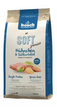 Bosch Hunde-Trockenfutter HPC Soft Junior Hühnchen + Süsskartoffel für 8,99€ in Raiffeisen Markt