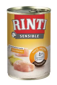 RINTI Hunde-Nassfutter Sensible Huhn & Kartoffel für 1,79€ in Raiffeisen Markt