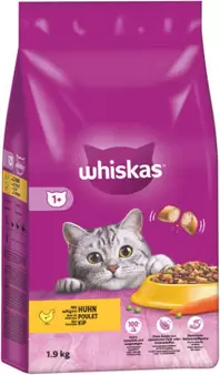 Whiskas Katzen-Trockenfutter 1+ mit Huhn für 6,49€ in Raiffeisen Markt