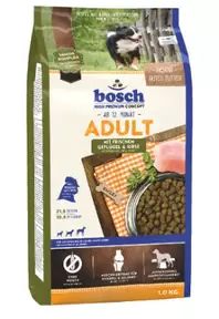 Bosch Hunde-Trockenfutter Adult Geflügel & Hirse für 4,99€ in Raiffeisen Markt