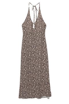 Langes Kleid im Leoparden-Look für 35,99€ in Pull & Bear