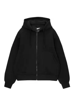 Kapuzenjacke mit Neopren-Effekt für 35,99€ in Pull & Bear