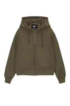 Kapuzenjacke mit Neopren-Effekt für 35,99€ in Pull & Bear