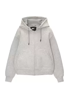 Kapuzenjacke mit Neopren-Effekt für 35,99€ in Pull & Bear