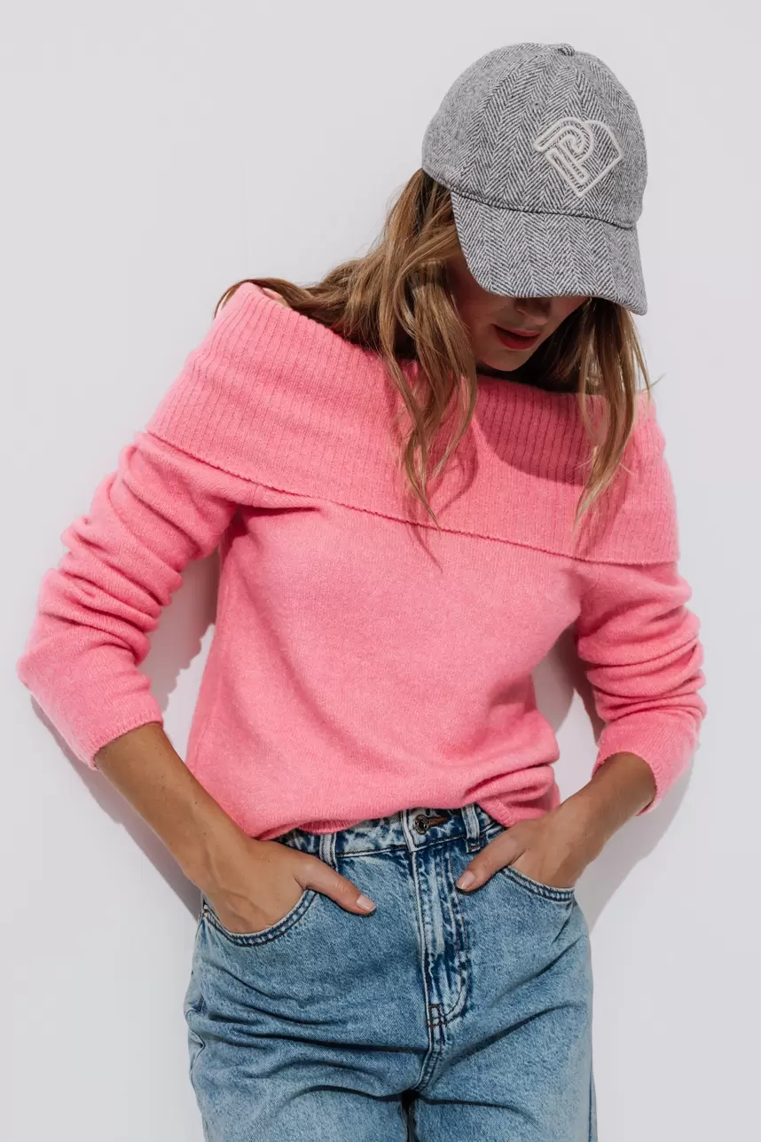 Pull col Bardot Femme für 39,99€ in promod