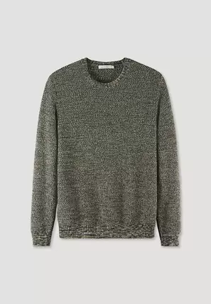 Pullover Mouliné Regular aus reiner Bio-Baumwolle mit Schurwolle für 127,99€ in hessnatur