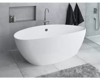 Ovale Badewanne Ria L 71 x 156 cm weiß glatt 625280063103 für 1198€ in Hornbach