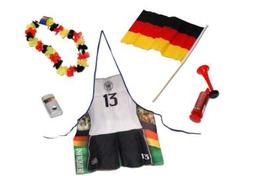 Deutschland Fan-Set 5 tlg. Party Fussball... für 2,24€ in Posten Börse