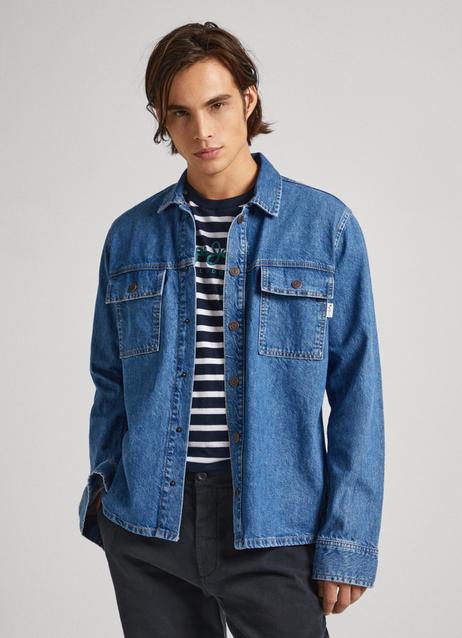 RELAXED FIT DENIM OVERSHIRT für 55€ in Pepe Jeans
