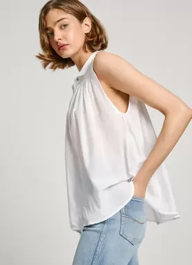 FLUID SLEEVELESS SHIRT für 48,93€ in Pepe Jeans