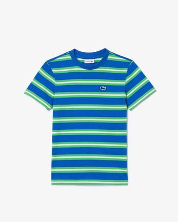 Kinder LACOSTE T-Shirt aus Baumwolljersey mit Streifen für 40€ in Lacoste