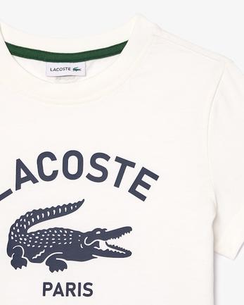 Unterschrift-Druck T-Shirt für 40€ in Lacoste