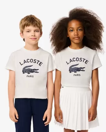 Unterschrift-Druck T-Shirt für 40€ in Lacoste