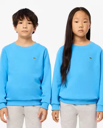 Kinder LACOSTE Sweatshirt aus Baumwoll-Flanell für 75€ in Lacoste