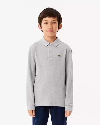 Regular Fit LACOSTE Jungen-Poloshirt aus Petit Piqué für 65€ in Lacoste