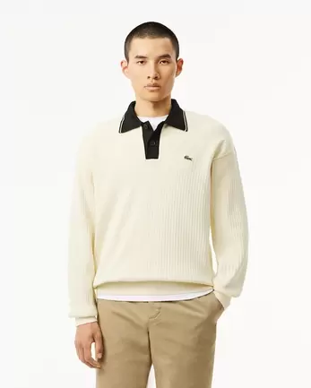 Polo-Pullover mit Kragen, in Frankreich hergestellt für 180€ in Lacoste