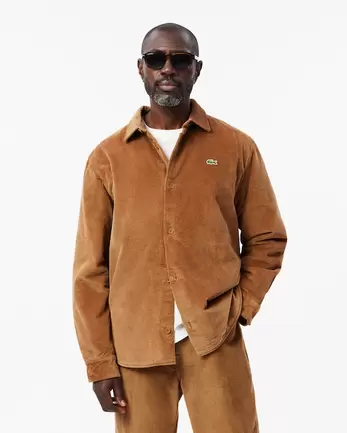 Oversized Corduroy-Overshirt für 220€ in Lacoste