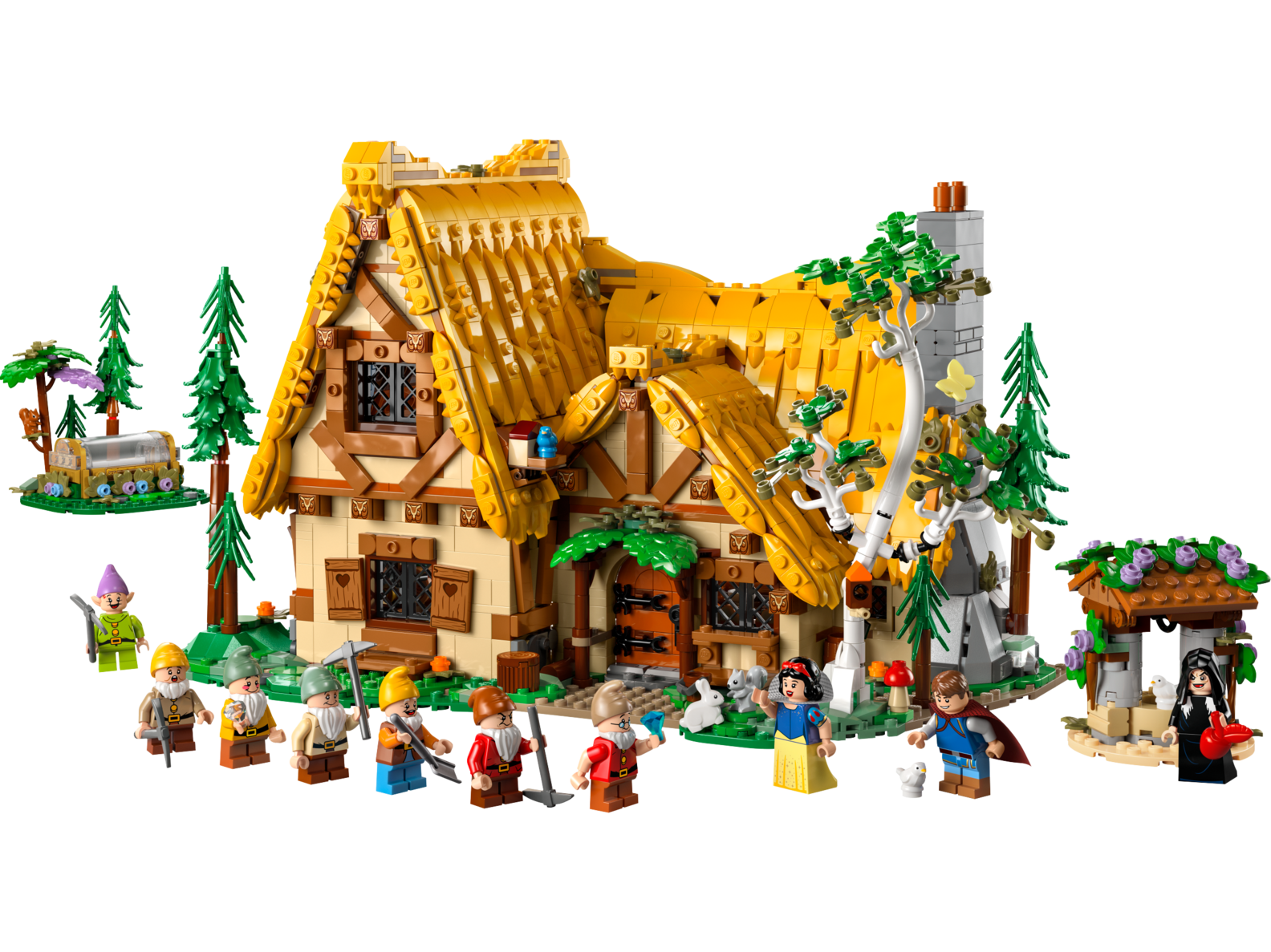 Die Hütte von Schneewittchen und den sieben Zwergen für 219,99€ in Lego