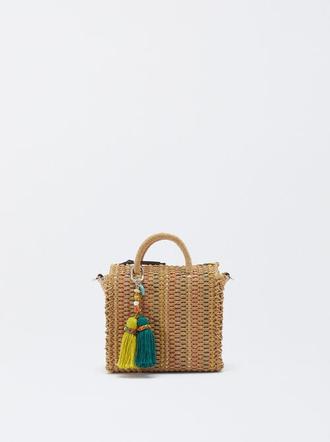 Multicolor Straw Effect Shopper Bag für 35,99€ in Parfois