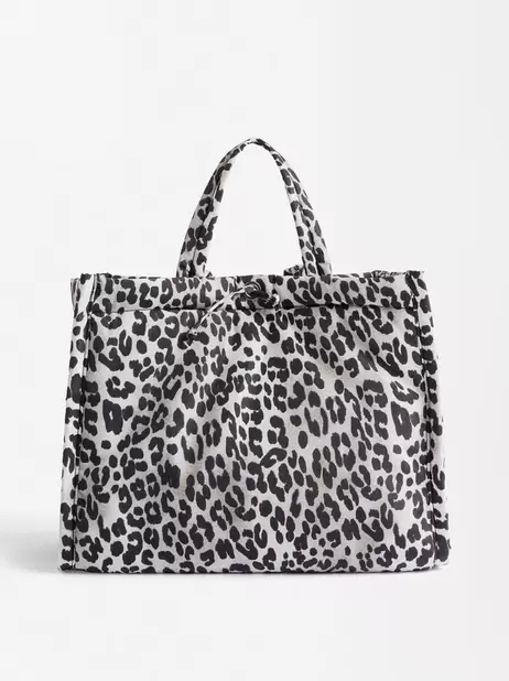 Leopard Print Nylon Shopper Bag für 39,99€ in Parfois