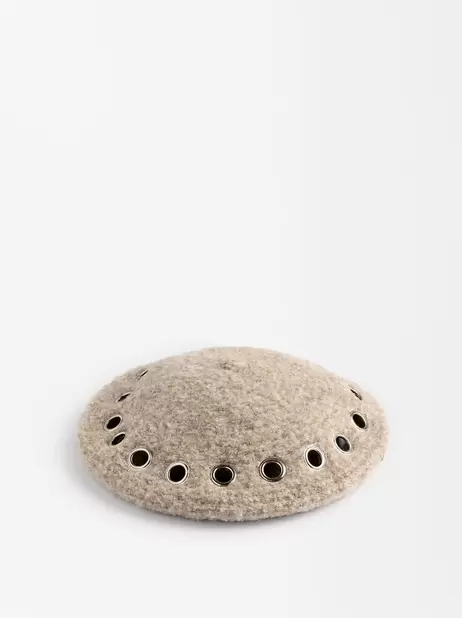 Wool Beret With Studs für 19,99€ in Parfois