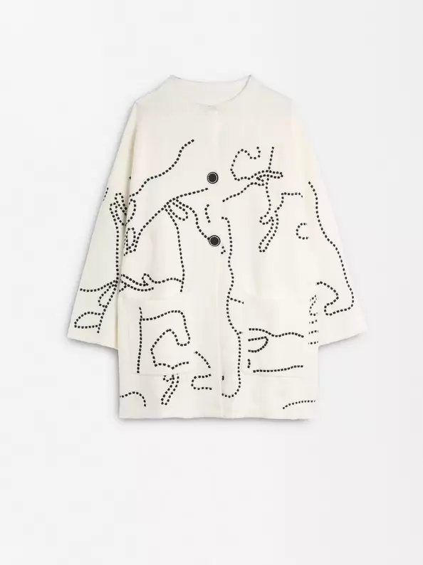 Embroidered Knit Poncho für 69,99€ in Parfois