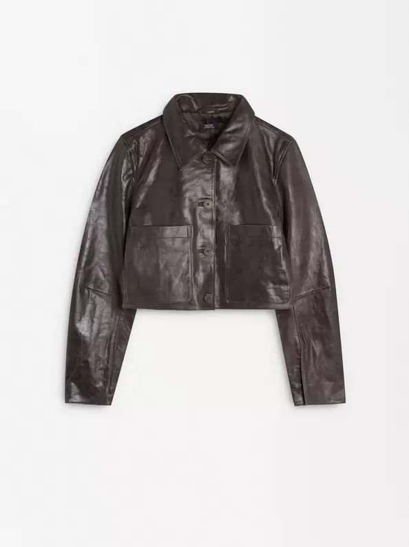 Cropped Leather Jacket für 119,99€ in Parfois