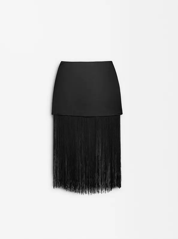 Short Skirt With Fringes für 45,99€ in Parfois