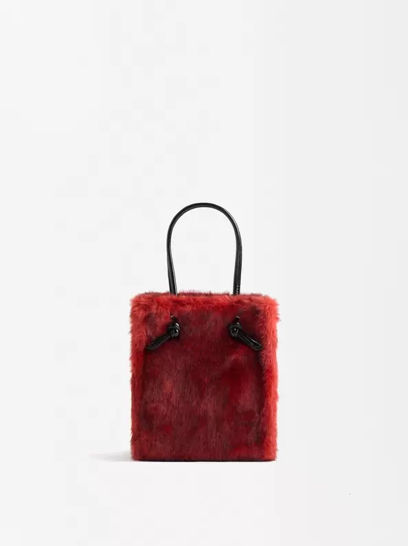 Fur-Effect Tote Bag für 29,99€ in Parfois