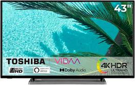 Toshiba 43UV3463DA LED-Fernseher (108 cm/43 Zoll, 4K Ultra HD, Smart-TV) für 275€ in OTTO