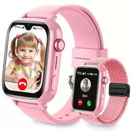 Smartwatch Kinder, mit GPS und 4G Telefon, IPX7 Wasserdicht Smartwatch (GPS Tracker mit Videoanrufen, SOS, Schulmodus cm/Doppeltes Band,Großer HD-Bildschirm Kinderuhr 1,91" Zoll), Geeignet für Jung... für 77,99€ in OTTO