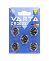 Batterie VARTA Knopfzelle 5er CR2032 für 6,49€ in Mäc Geiz