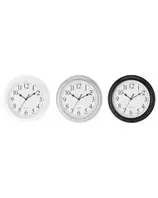 Wanduhr 22,5x4,3cm 3fach sort. für 6,49€ in Mäc Geiz