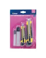 Cuttermesser-Set 4tlg. für 2,99€ in Mäc Geiz