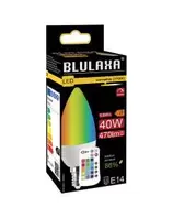 BLULAXA LED SMD Lampe Kerzenform E14 warmweiß 2700K 470lm für 5,55€ in Mäc Geiz