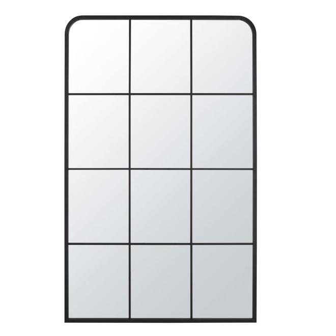 Grand miroir rectangulaire fenêtre en métal noir 100x160 für 199€ in Maisons du Monde