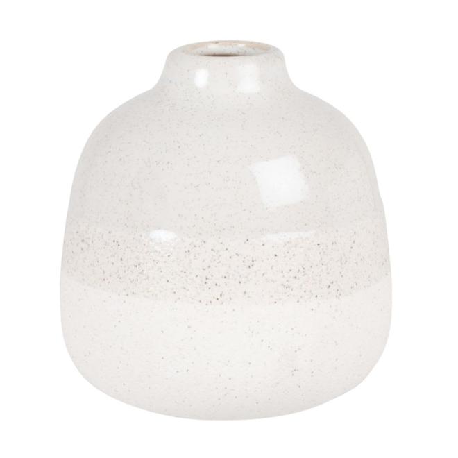 Vase en grès écru H11 für 8,99€ in Maisons du Monde