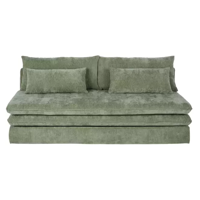 Canapé convertible 2/3 places en tissu recyclé vert kaki für 599€ in Maisons du Monde