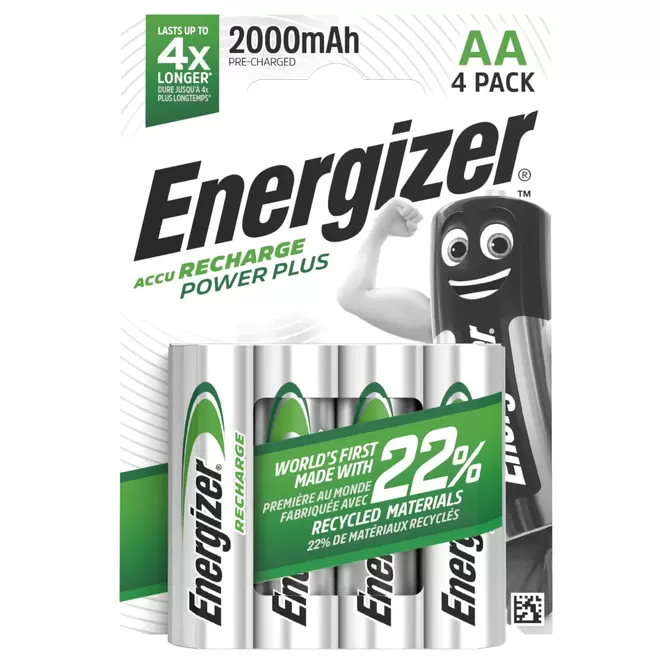 Piles rechargeables Energizer AA 2000mAh (x4) für 14,9€ in Maisons du Monde