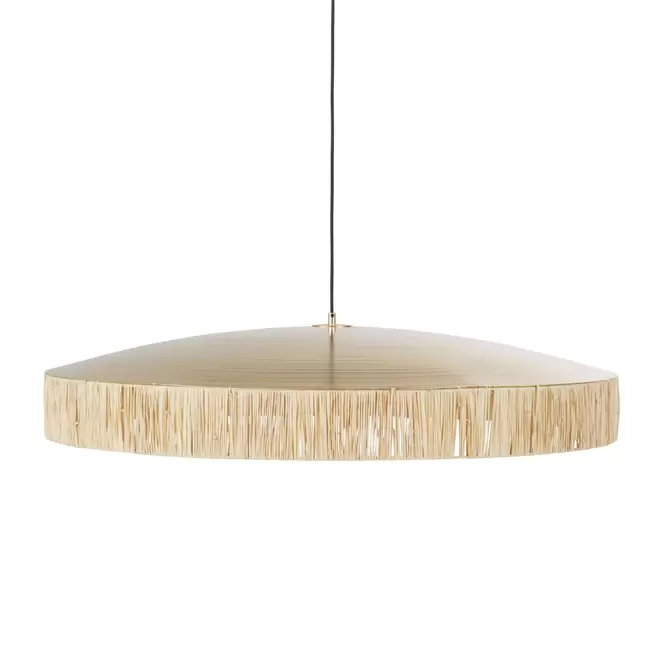 Suspension aérienne en raphia et métal doré für 349€ in Maisons du Monde