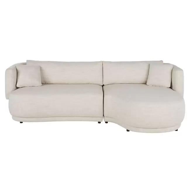 Canapé d'angle droit 3/4 beige sable für 1399€ in Maisons du Monde