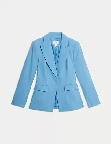 Einreihiger Blazer in maßgeschneiderter Passform für 100€ in Marks & Spencer